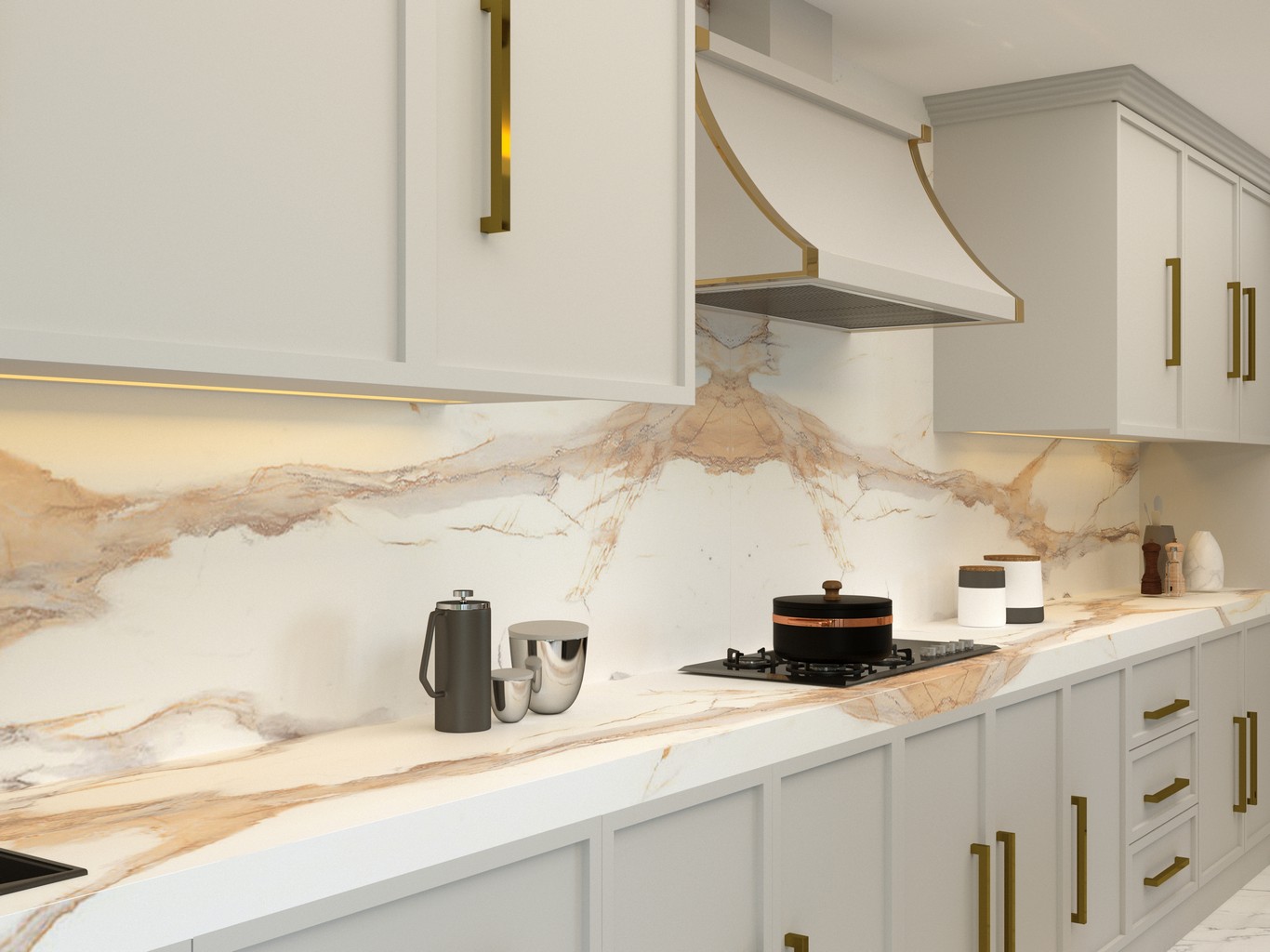 CALACATTA GOLD MATTE - Project Reference 1