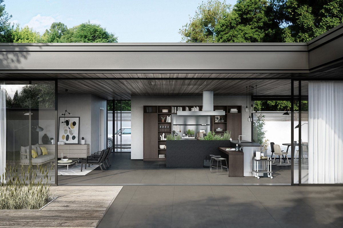 Menyatukan Ruang Indoor dan Outdoor dengan Desain Senada 